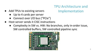 Tpu Server Layout isca 2017 In-Datacenter Performance Analysis of a Tensor Processing ...