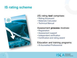 IS rating scheme
12
 