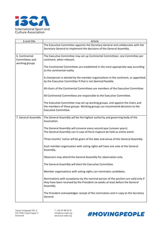 Iisca Assessment.pdf ISCA Statutes | PDF