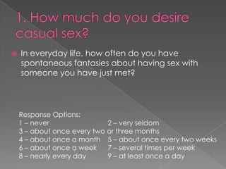 Sex once a day
