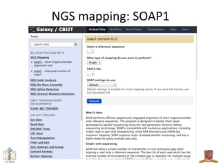 NGS mapping: SOAP1
 