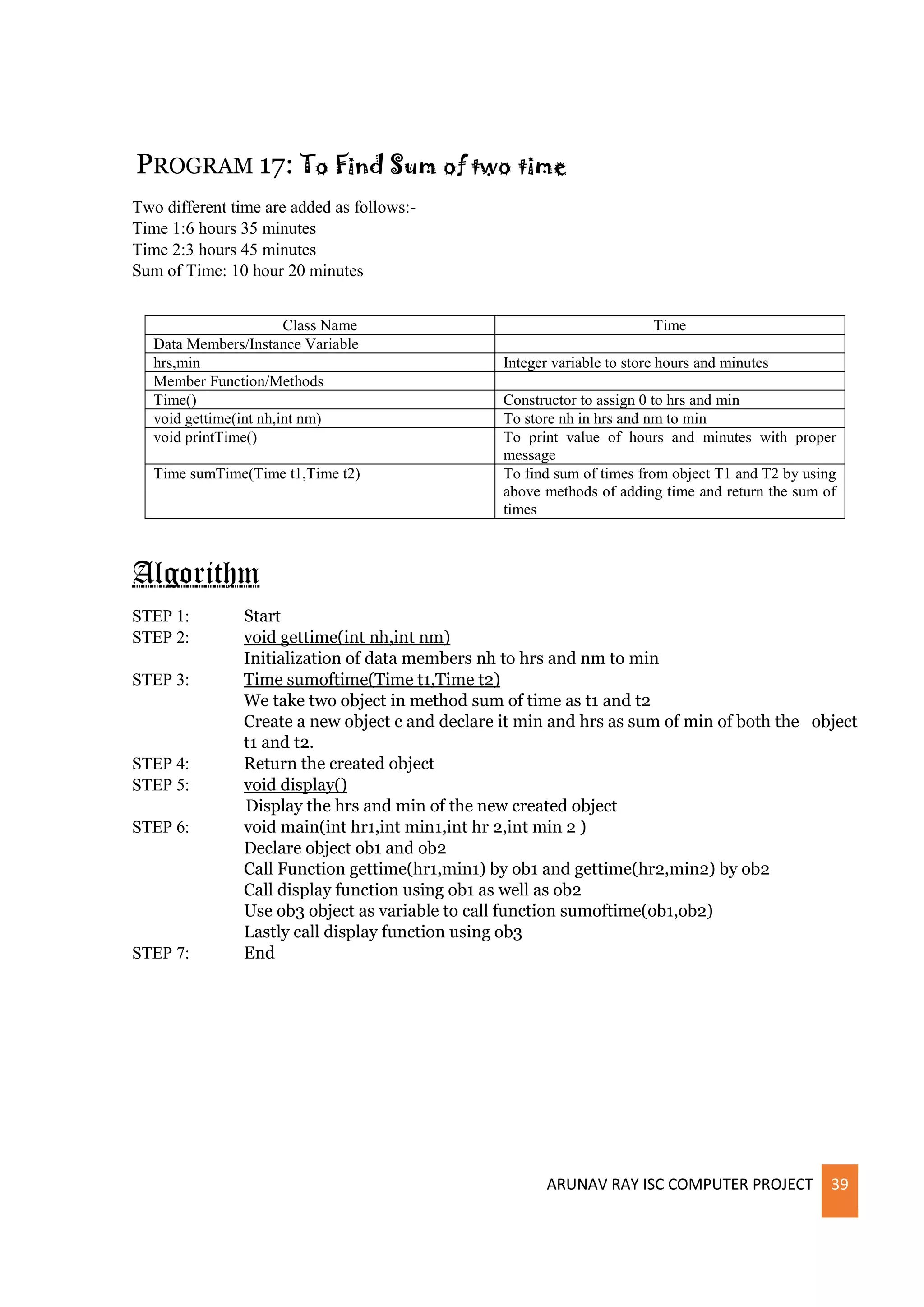 Isc computer project final upload last | PDF