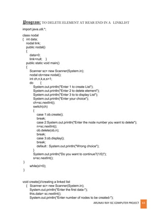 Isc computer project final upload last | PDF