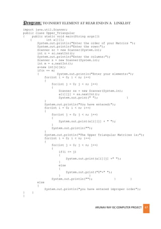 Isc computer project final upload last | PDF