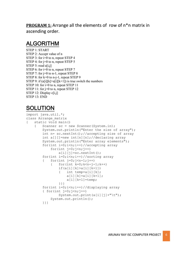 Isc computer project final upload last | PDF