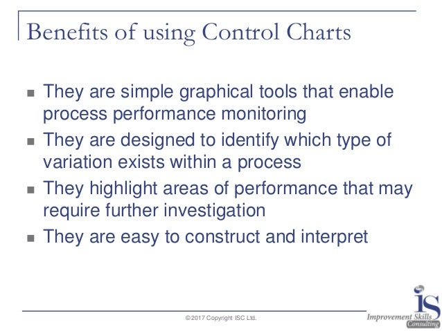Control Charts: their use and benefits