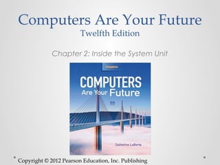 Computers Are Your Future
                        Twelfth Edition

             Chapter 2: Inside the System Unit




Copyright © 2012 Pearson Education, Inc. Publishing
 