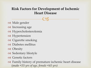 Anaesthetic Management of a Patient with Ischaemic Heart Disease | PPTX