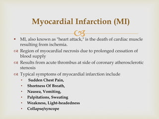 Anaesthetic Management of a Patient with Ischaemic Heart Disease | PPTX