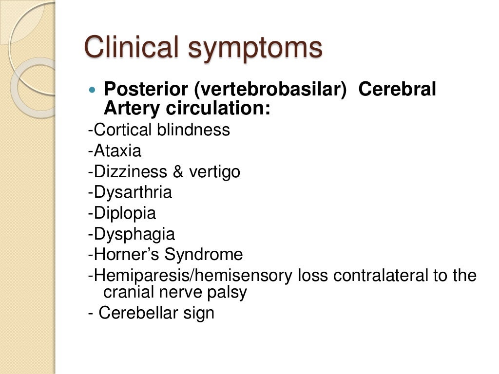 Ischaemic stroke cme