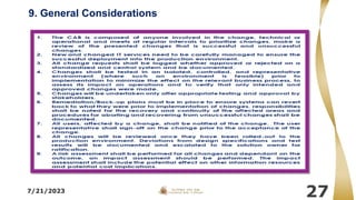7/21/2023
27
9. General Considerations
 