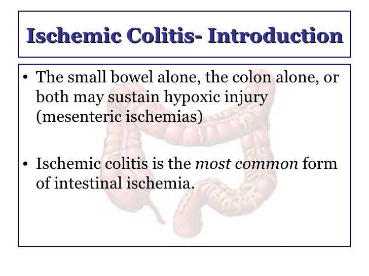 Ischemic Colitis