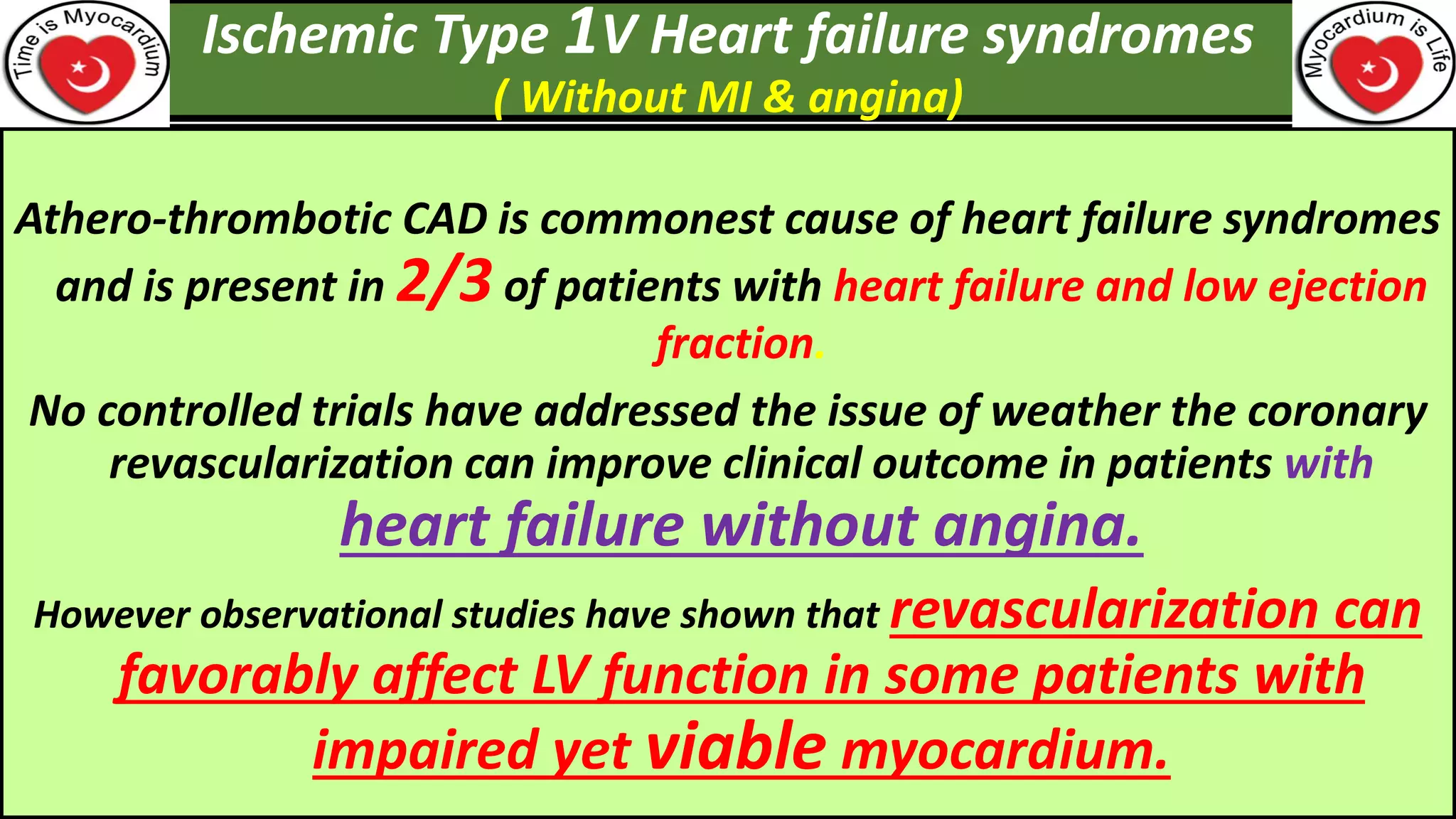 Ischemic heart failure classification ppt