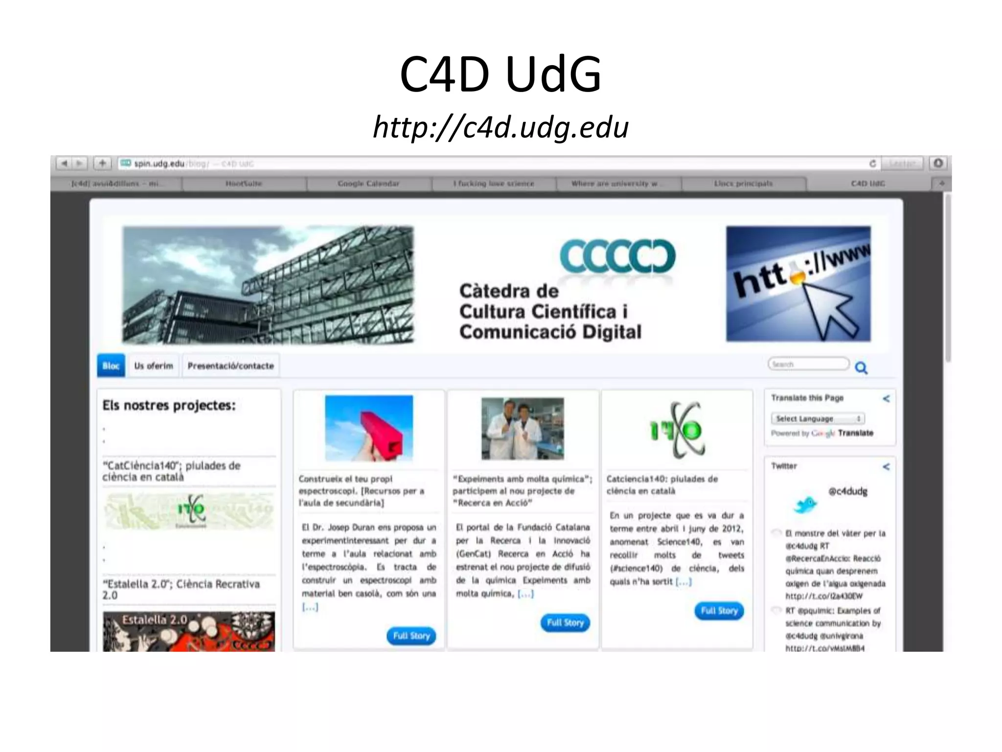C4D UdG
http://c4d.udg.edu
 