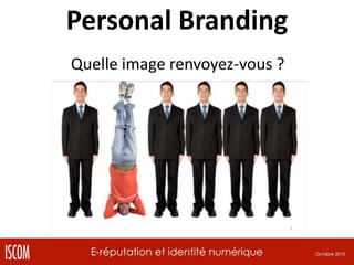 Personal Branding
Quelle image renvoyez-vous ?

 