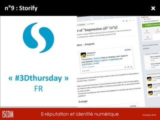 n°9 : Storify

« #3Dthursday »
FR

xxx

 