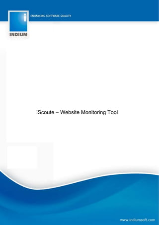 iScoute – Website Monitoring Tool
 
