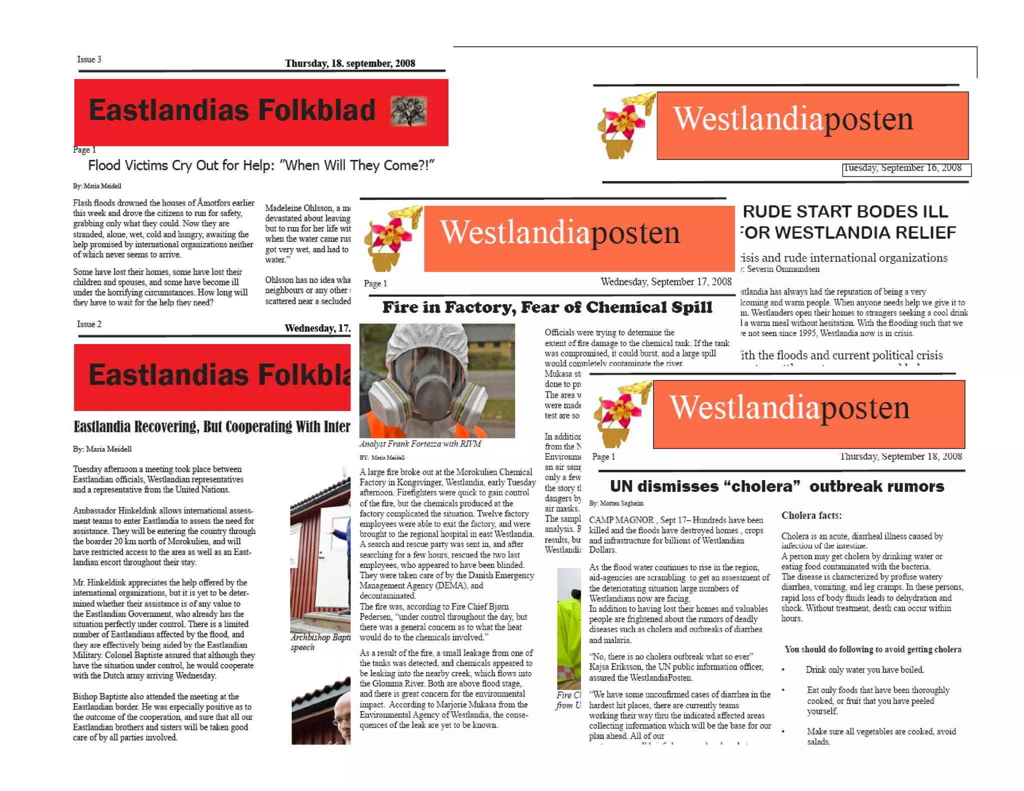 ISCRAM2009 Sensemaking and Information Management in Humanitarian Disaster Response: Observations from the TRIPLEX Exercise