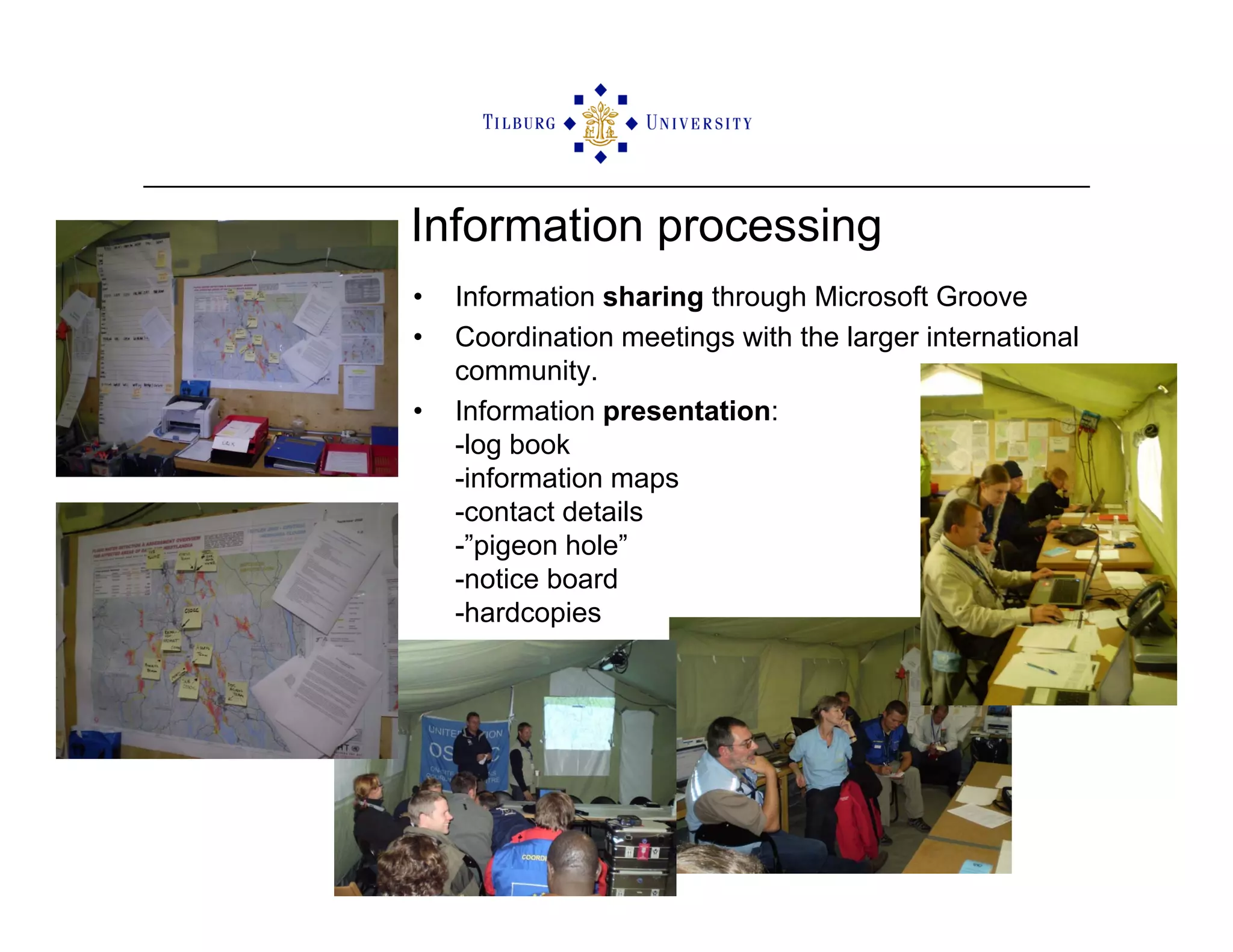 ISCRAM2009 Sensemaking and Information Management in Humanitarian Disaster Response: Observations from the TRIPLEX Exercise