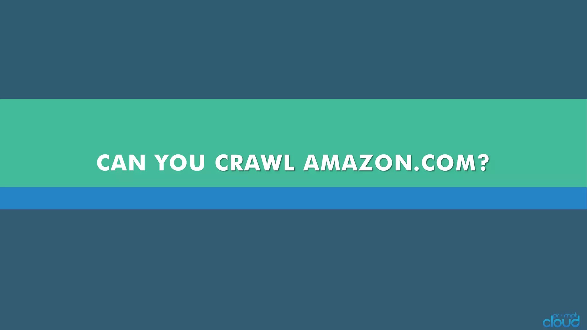 CAN YOU CRAWL AMAZON.COM?