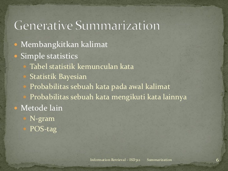 Isd312 09 Summarization<script async src=