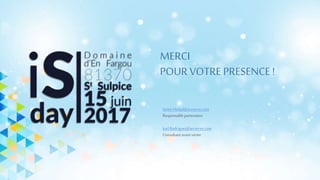 MERCI
POURVOTRE PRESENCE!
Samir.Hedjal@arcserve.com
Responsablepartenaires
Joel.Rodriguez@arcserve.com
Consultantavant-vente
 