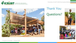 Innovation Systems for Drylands Governing Board April 2021