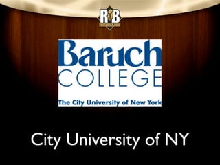 City University of NY
 