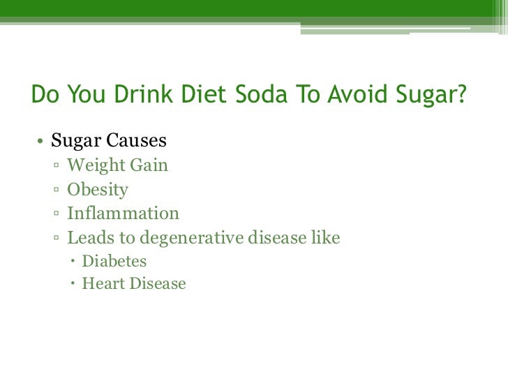 Is diet soda bad for you 