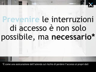 Cosa è possibile
recuperare e a quali
costi?
 
