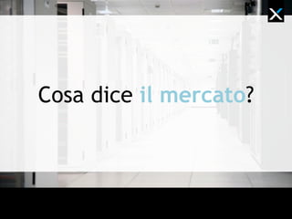 Cosa dice il mercato?
 