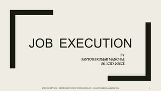 JOB EXECUTION
BY
SANTOSH KUMAR MANCHAL
S8-ICED, NSSCE
JOB DESCRIPTION | INSTRUMENTATION SYSTEM DESIGN | ©SANTOSH KUMAR MANCHAL 1
 