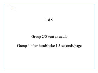 Fax Group 2/3 sent as audio Group 4 after handshake 1.5 seconds/page 