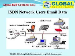 ISDN Network Users Email Data
Global B2B Contacts LLC
816-286-4114|info@globalb2bcontacts.com| www.globalb2bcontacts.com
 
