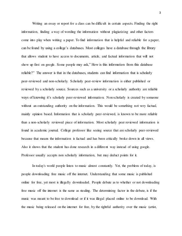 Essay on free music downloading