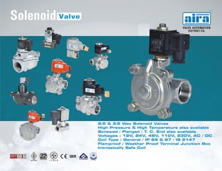 solenoid valve manufacturer in India