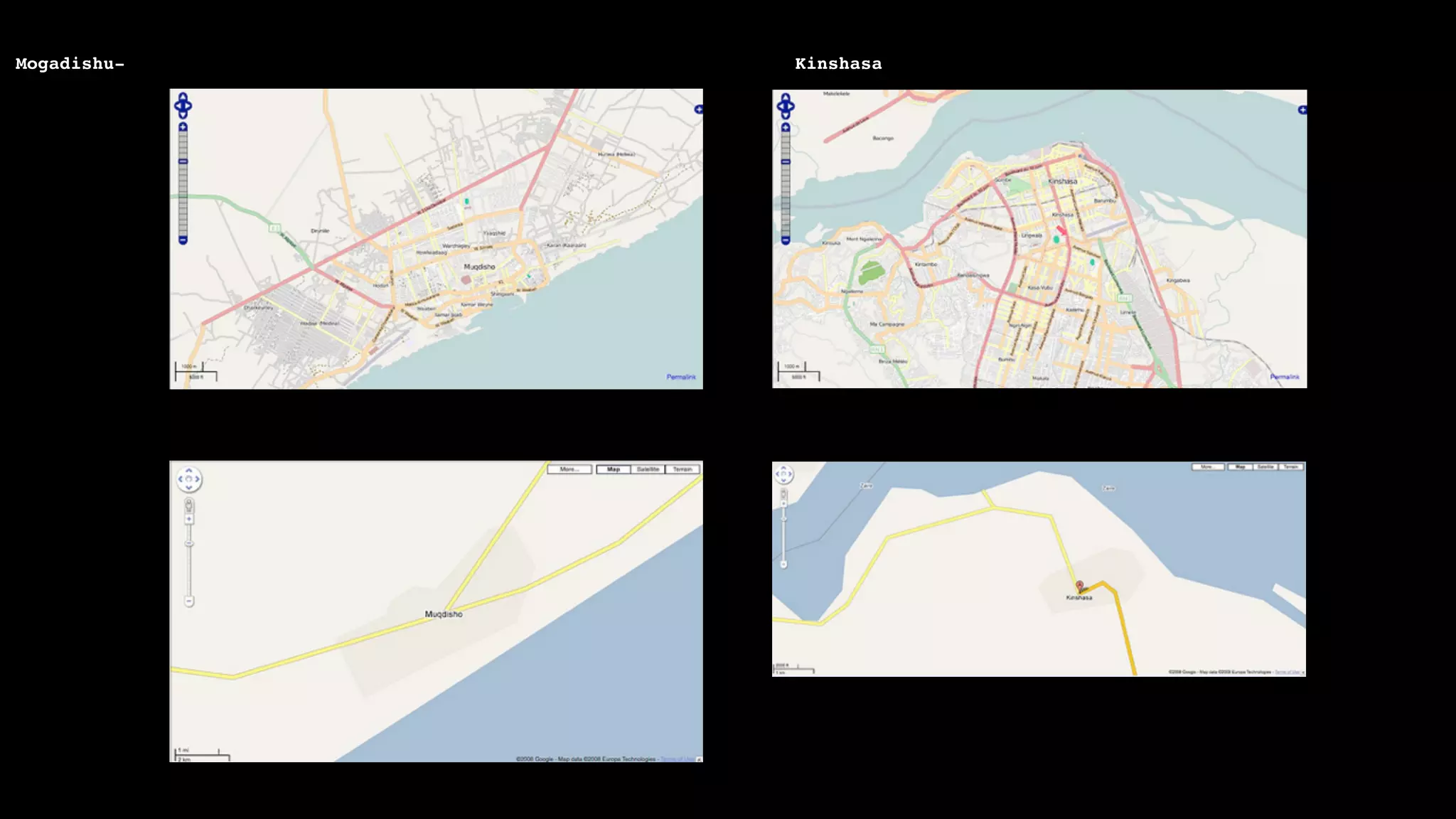 Mogadishu-   Kinshasa
 