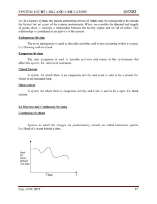 Ise viii-system modeling and simulation [10 cs82]-notes | PDF