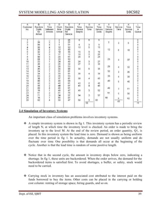 Ise viii-system modeling and simulation [10 cs82]-notes | PDF