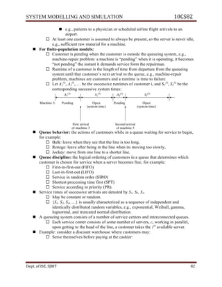 Ise viii-system modeling and simulation [10 cs82]-notes | PDF