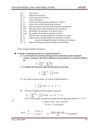 Ise viii-system modeling and simulation [10 cs82]-notes | PDF