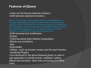 Ise312 Ec Presentation Jquery | PPT
