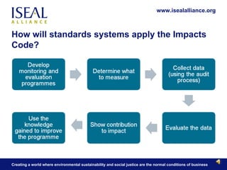 How will standards systems apply the Impacts Code? 