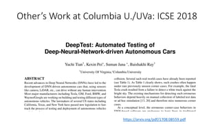 Other’s Work at Columbia U./UVa: ICSE 2018
https://arxiv.org/pdf/1708.08559.pdf
 
