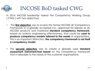 INCOSE Systems Engineering Competency Framework ( ISECF) | PDF