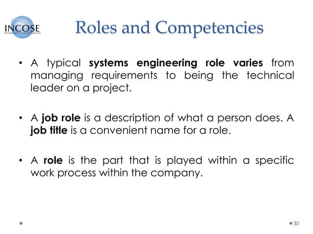INCOSE Systems Engineering Competency Framework ( ISECF) | PDF ...