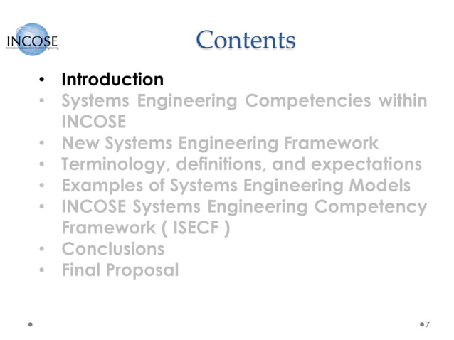 INCOSE Systems Engineering Competency Framework ( ISECF) | PDF ...
