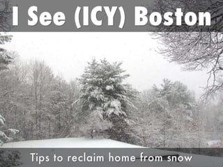 I see (icy) boston through the 2015 Blizzard