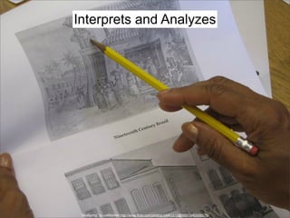 Interprets and Analyzes

“Analyzing” by cathboblet http://www.flickr.com/photos/14481213@N00/5840006575/

 