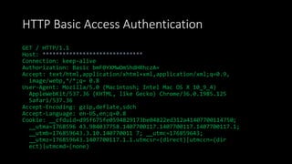 HTTP Basic Access Authentication
GET / HTTP/1.1
Host: ******************************
Connection: keep-alive
Authorization:...